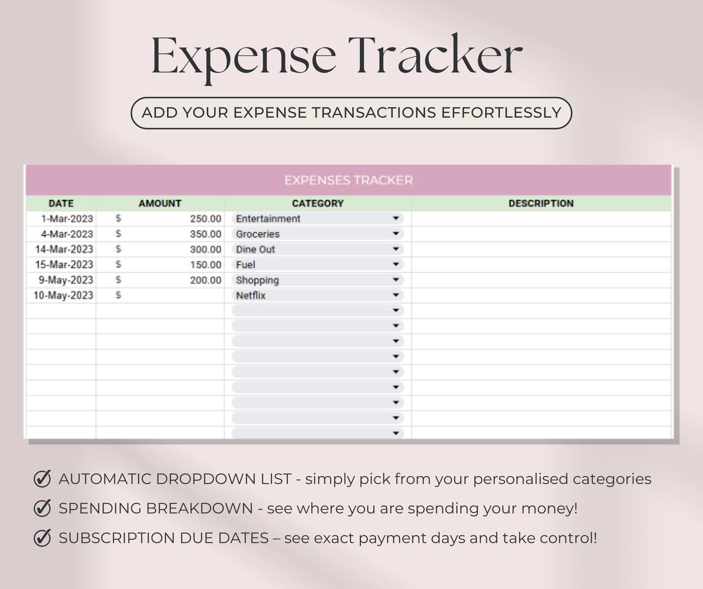 Simple Budget | Monthly, Weekly & Annual Planner | Savings Tracker & Bill Calendar | Google Sheets Budget Template